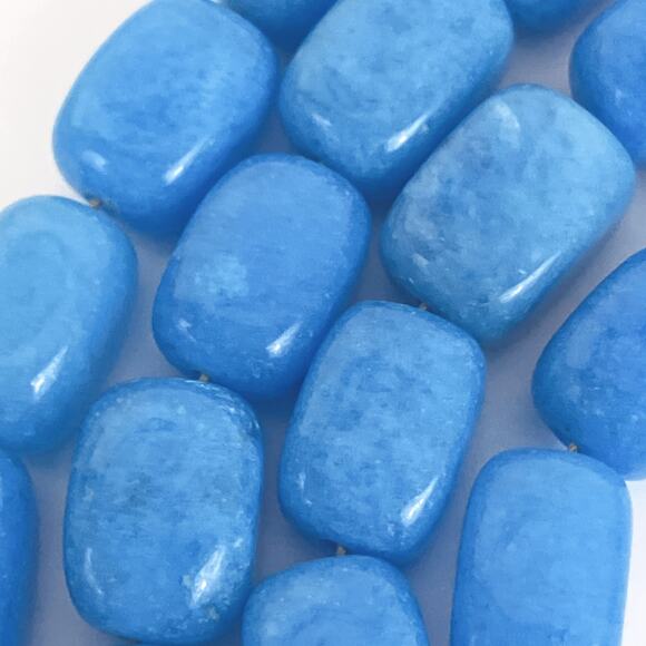 Signed Silpada Sterling Silver Double Strand Blue Magnesite Gemstone Necklace 20 - Picture 5 of 13